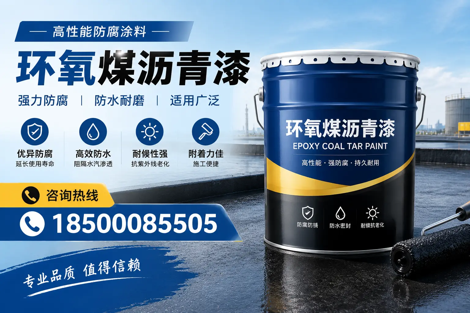 环氧煤沥青漆的主要成分与功能，河池用户深度了解