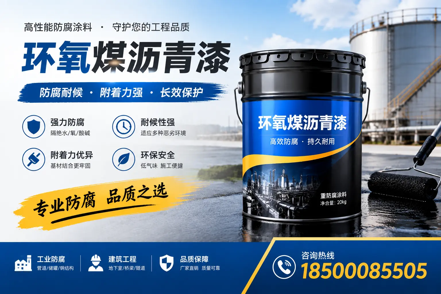 如何选择适合的环氧煤沥青漆？河池市场选型指南